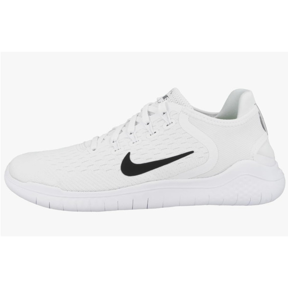 Nike Womens WMNS Free RN 2018 942837 100 - Size 6.5White/Black - Picture 1 of 12